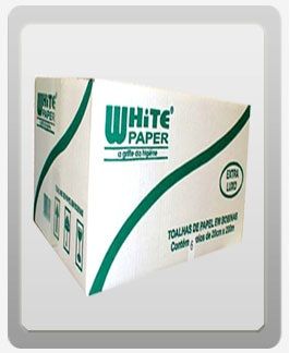 Papel Toalha Bobina Luxo 20x200 mt c/ 6 un. Caixa